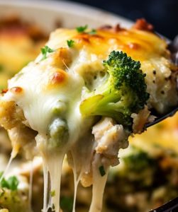 Slow Cooker Broccoli Chicken Divan